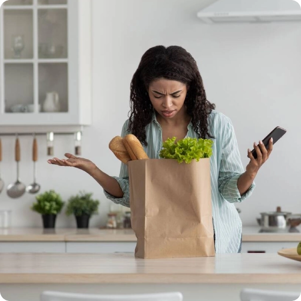 order error for food and beverage